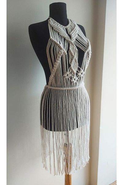 Master hand Macrame Beach Dress - Beach Festival Pareo