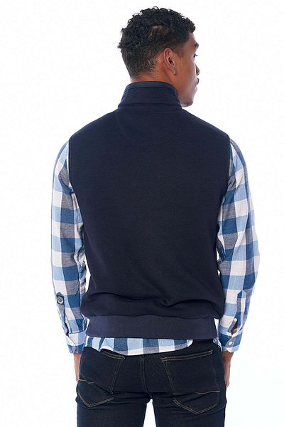Galvanni Men's Navy Blue Vest - Farınok Navy
