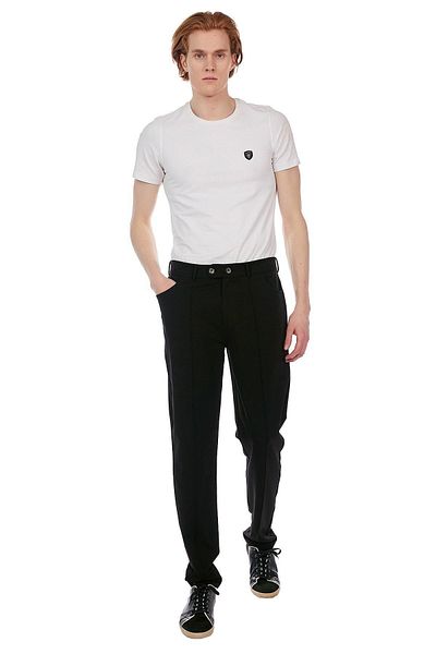 Galvanni Kavi Black Men's Black Sweatpants