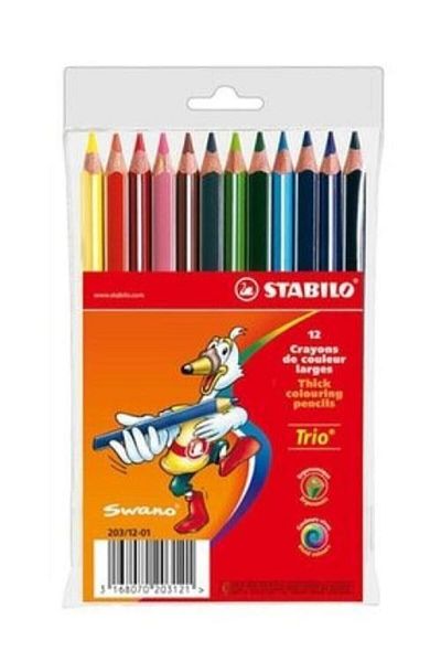 Stabilo Dry Paint 12 Li Trio Thick 203 12-01 Stabılo