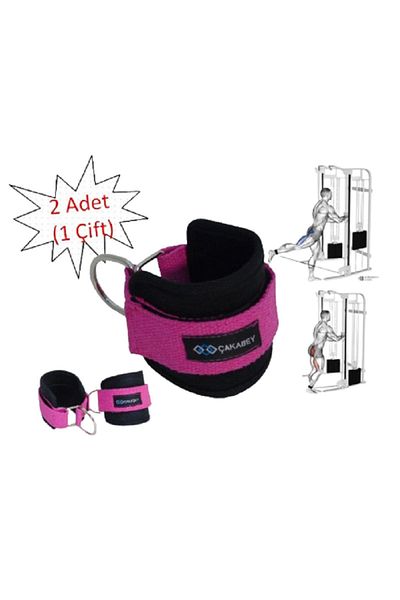 ÇAKABEY Ankle Straps Fitness Ankle Weight Training Belt Cable Kickback Wrist Apparatus Right/Left Set