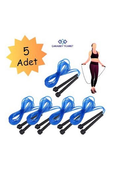 ÇAKABEY Pvc 5 Pcs Color Options Length Adjustable Jump Rope