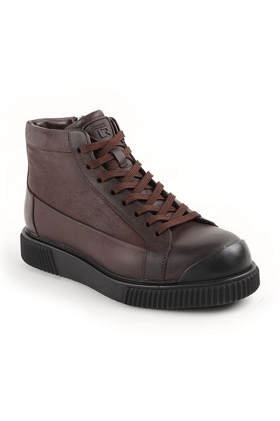 Libero L4870 Casual Δερμάτινες Ανδρικές Μπότες Καφέ