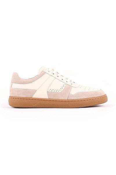 Libero L5159 Suede Leather Men's Casual Shoes Bone