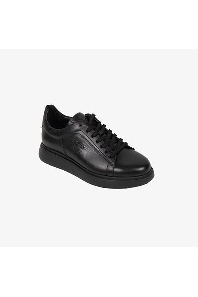 Libero Men's Embroidered Leather Sneakers