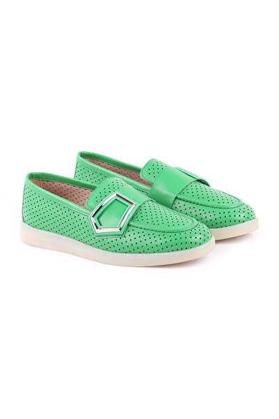 Libero Зелені мокасини - L039.8713 Жіноче взуття