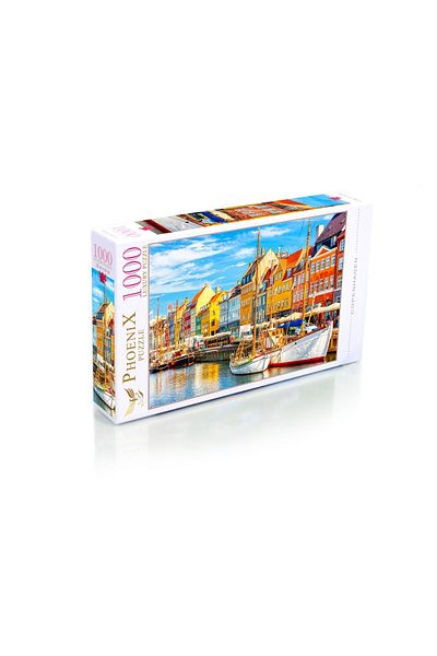 Phoenix 1000 Piece Puzzle Jigsaw Nyhavn Port Copenhagen
