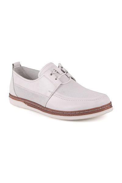 Libero L4740 Мъжки обувки Loafers, бели