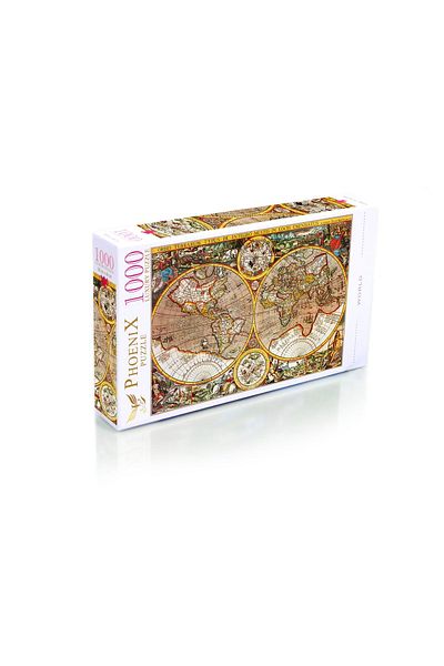 Phoenix 1000 Piece Jigsaw Puzzle Ancient World Map