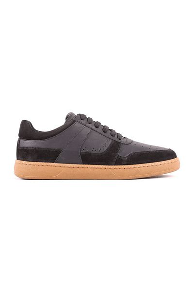Libero L5159 Suede Leather Men's Casual Shoes Black