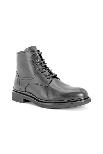 Libero L4378 Δερμάτινα Ανδρικά Μποτάκια Shearling Μαύρα