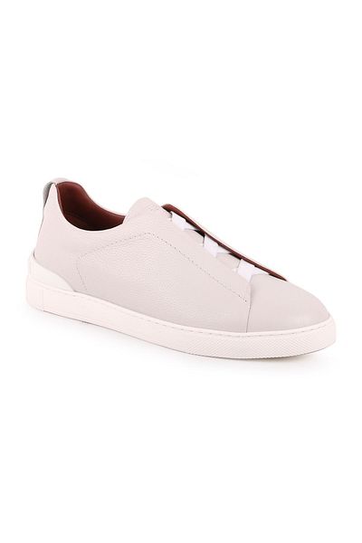 Libero L5202 Leather Men's Casual Shoes Off White