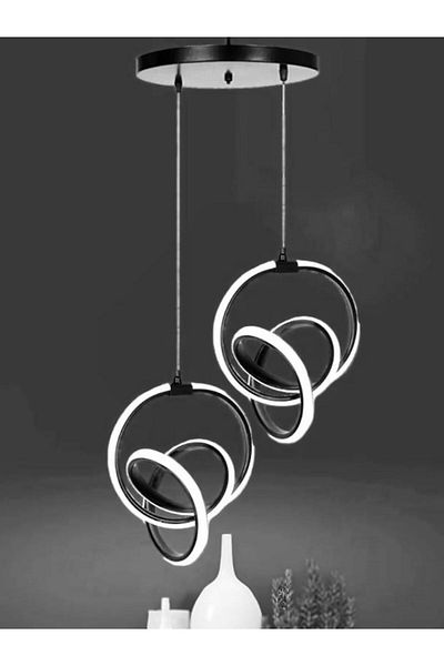 MHK Collection Double Oval Model LED Chandelier