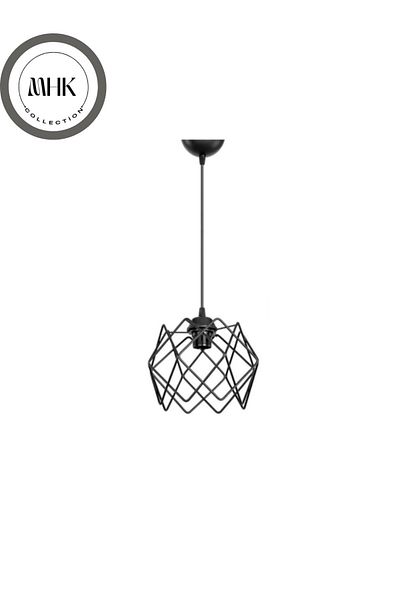 MHK Collection Prism Black Pendant Chandelier, Living Room, Kitchen, Entrance, Children's Room No Mica