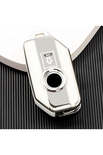 AYZ GARAGE BMW Tpu Off-White Motorcycle Key Case