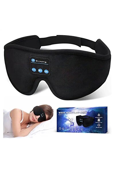 EHZ TEKNOLOJİ Uyku maskesi 3D göz maskesi kulaklıklar kafa yumuşak elastik ra...