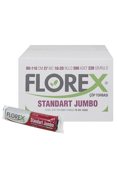 Florex Jumbo Size Standard Garbage Bag - 80x110 cm