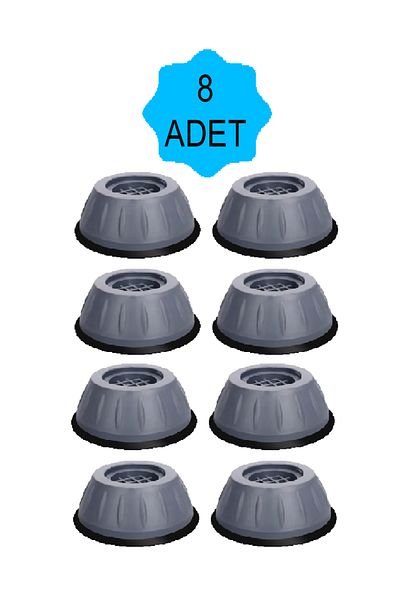 Vwear Pachet de 8 picioare pentru electrocasnice albe - mașină de spălat vase, frigider, ridicare și anulare a zgomotului de vibrații
