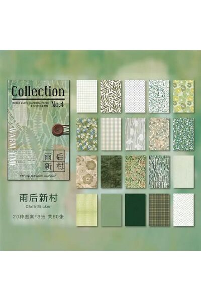 SF SCRAPBOOK KIRTASİYE Scrapbook / Scrapbooking 60 Sayfa Dekopaj Kağıt Seti- ...