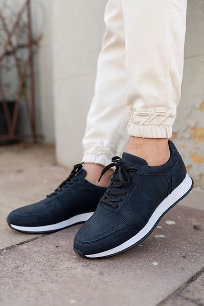 TEET Ανδρικά αθλητικά παπούτσια Navy Blue - Tt108 Silvio Motto