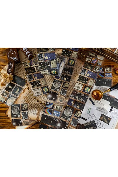 SF SCRAPBOOK KIRTASİYE Scrapbook Washi Journal Pul Sticker Gezegen Rulo Pet S...