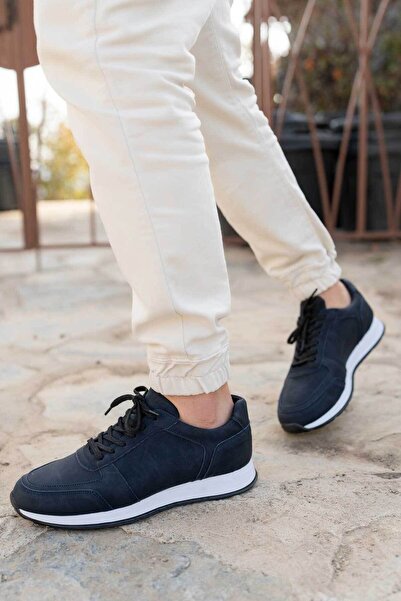 TEET Navy Blue - Tt108 Silvio Motto Men's Sneakers