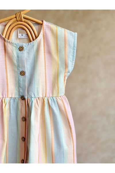 AdaKids New Season Rainbow Girl's Dress