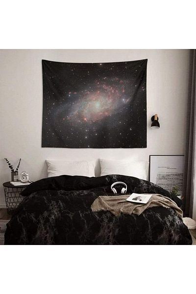 WALLHANG غطاء حائط Triangulum Galaxy، سجادة حائط 150x130 سم