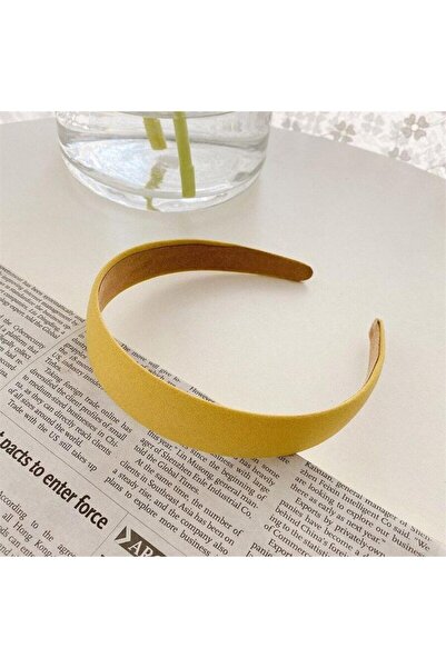 So Much Accesories SO-MUCH Bandă de păr ușoară și elastică pentru femei, galb...