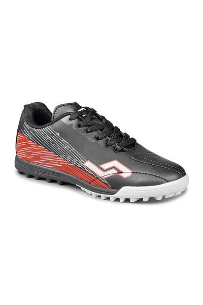 Jump 28116 Model Carpet and Field Shoes - Μαύρο και κόκκινο