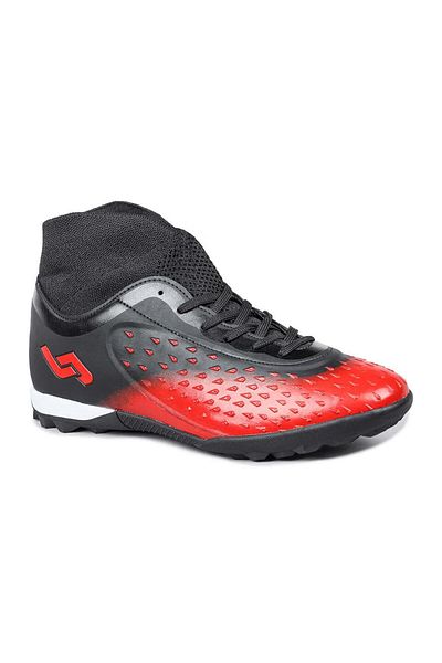 Jump 29673 Red - Black Astroturf Football Shoes with Socks
