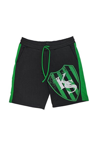 Cix Spor Kocaelispor Lisanslı Armalı Şort Siyah