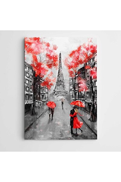artefoni Umbrele și Artă Modernă din Paris Tablou Decorativ pe Pânză de Dimen...