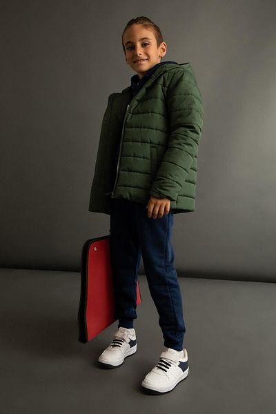 DeFacto Boy's Water Repellent Hooded Coat X5464a622au