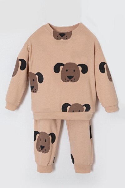 Bubito Çocuk Ayıcıklı İkili Alt Üst Takım (Dikkat Mevsimlik Kumaştır)