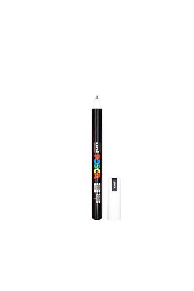 UNİ-BALL Uni-Ball 0.7 mm Water Based White Poster Painting Marker - Pack of 6