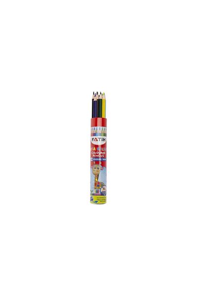 Fatih Dry Paint Metal Tube Box Full Size 12 Colors Dry Paint (12 Pcs)