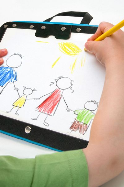 HeiN حقيبة مدرسية مميزة بلوحة كتابة للأطفال