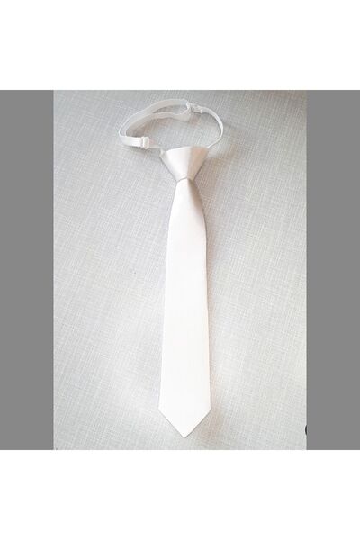 GallanD Tie 9-10 Years Old Children's Plain Satin Tied Unisex Special Day Birthday Wedding Satin Tie