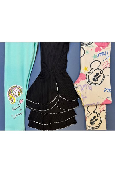 Baby Ella's 3 - 4 Years Spanish Flywheel Crochet, Camisole and Combed Cotton Triple Tights Set (2023 Season)
