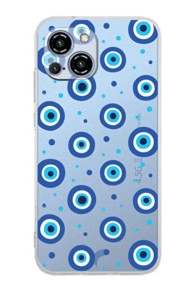PrintiFy Evil Eye Bead 1 Printed Camera Protection Transparent Silicone Case ...