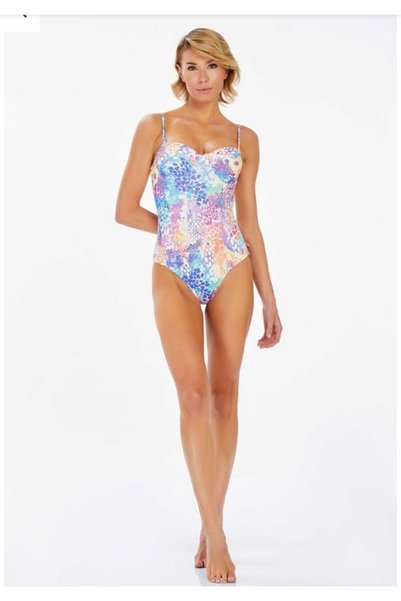 secret night Patterned Women's - Swimsuit Strengthening and Firming
