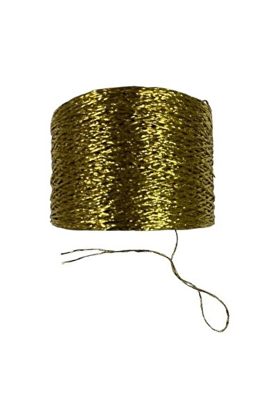OLİ Art 10 Meters Packing - Paper String Gold, String Decoration String Gold