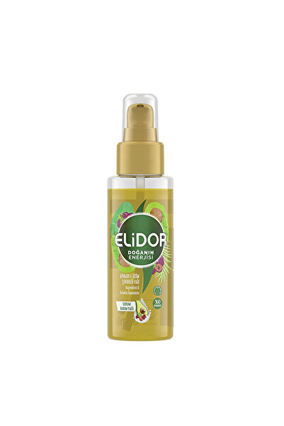 Elidor Doğanın Enerjisi Serum Saç Bakım Yağı Avokado ve Üzüm Çekirdeği Yağı 80 ml