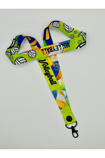 CİCCİBİCCİSHOP CANLI RENKLER VOLEYBOL DÜDÜK İPİ, BOYUN ASKI İPİ