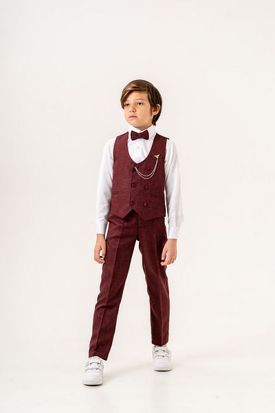 carino's kids Boy's Planet Vest Suit