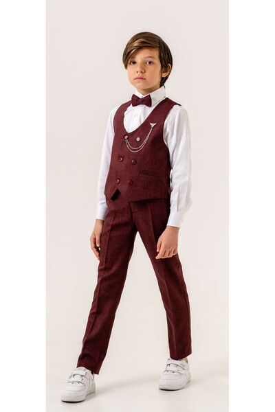 carino's kids Planet Yelekli Erkek Çocuk Takım Elbise