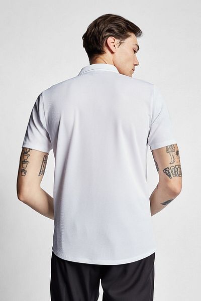 Lescon White Men's Short Sleeve Shirt 22s-1207-22b