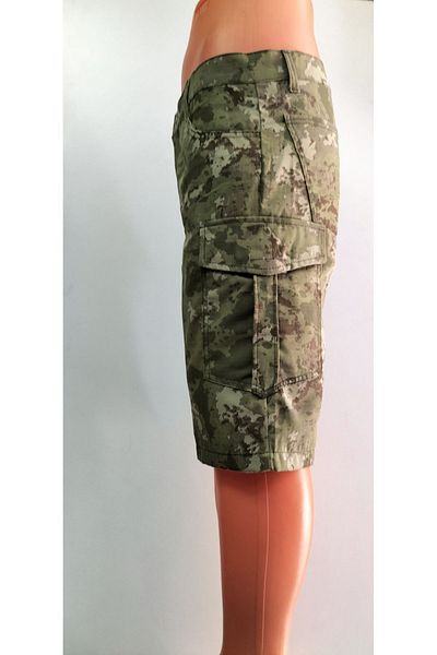 BeyzDenim k.Cavettes camouflage plus size shorts capris below the knee pants water repellent
