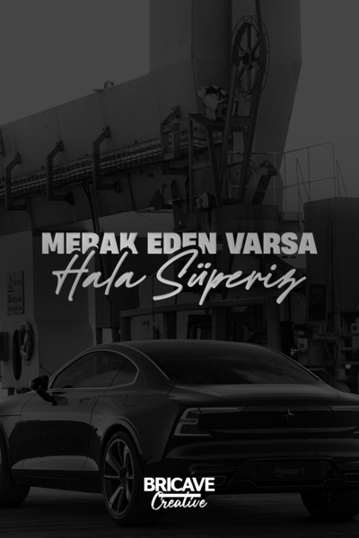 Bricave Merak Eden Varsa Hala Süperiz JDM Araba Motosiklet Cam Etiket Sticker...